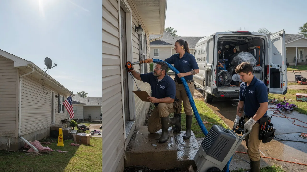 Ceiling Water Damage Restoration in Plainville, CT near me